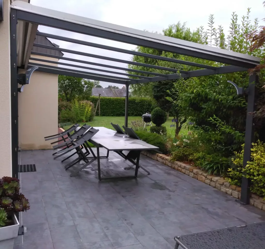 Pergola réalisée près de Dinan